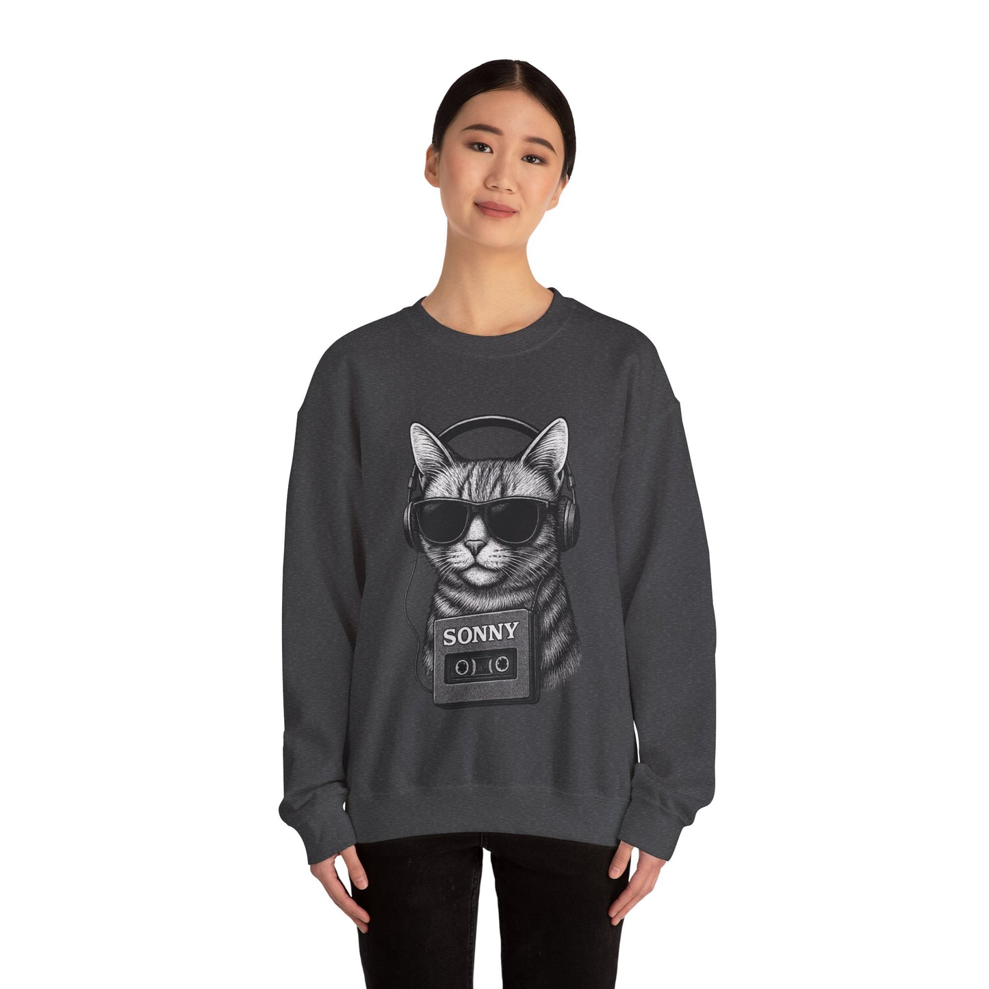 Cool Cat Retro Sweatshirt