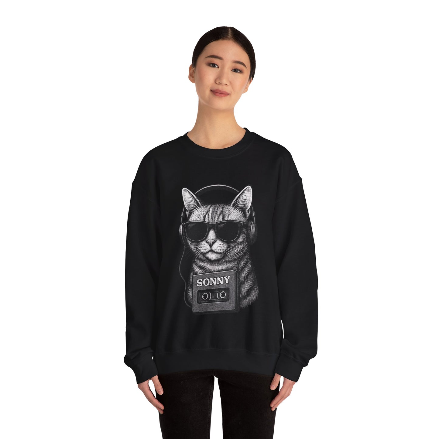Cool Cat Retro Sweatshirt