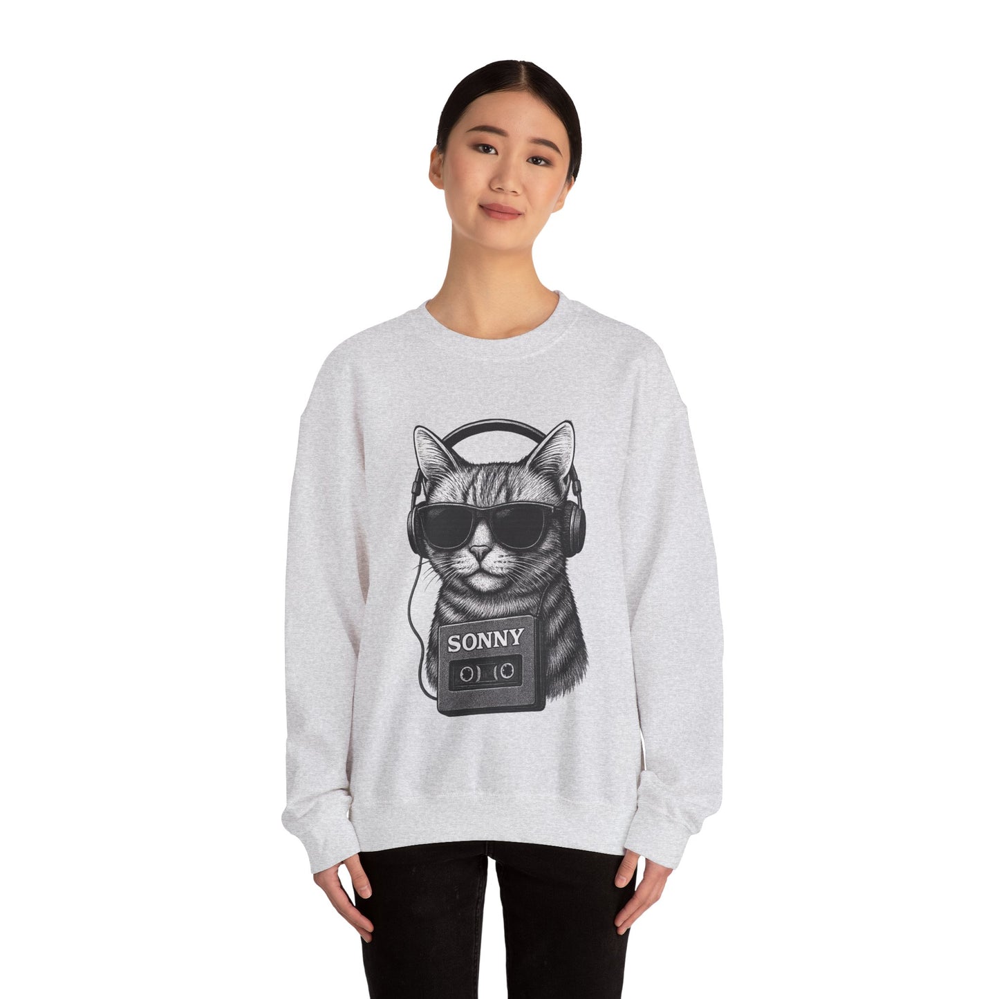Cool Cat Retro Sweatshirt