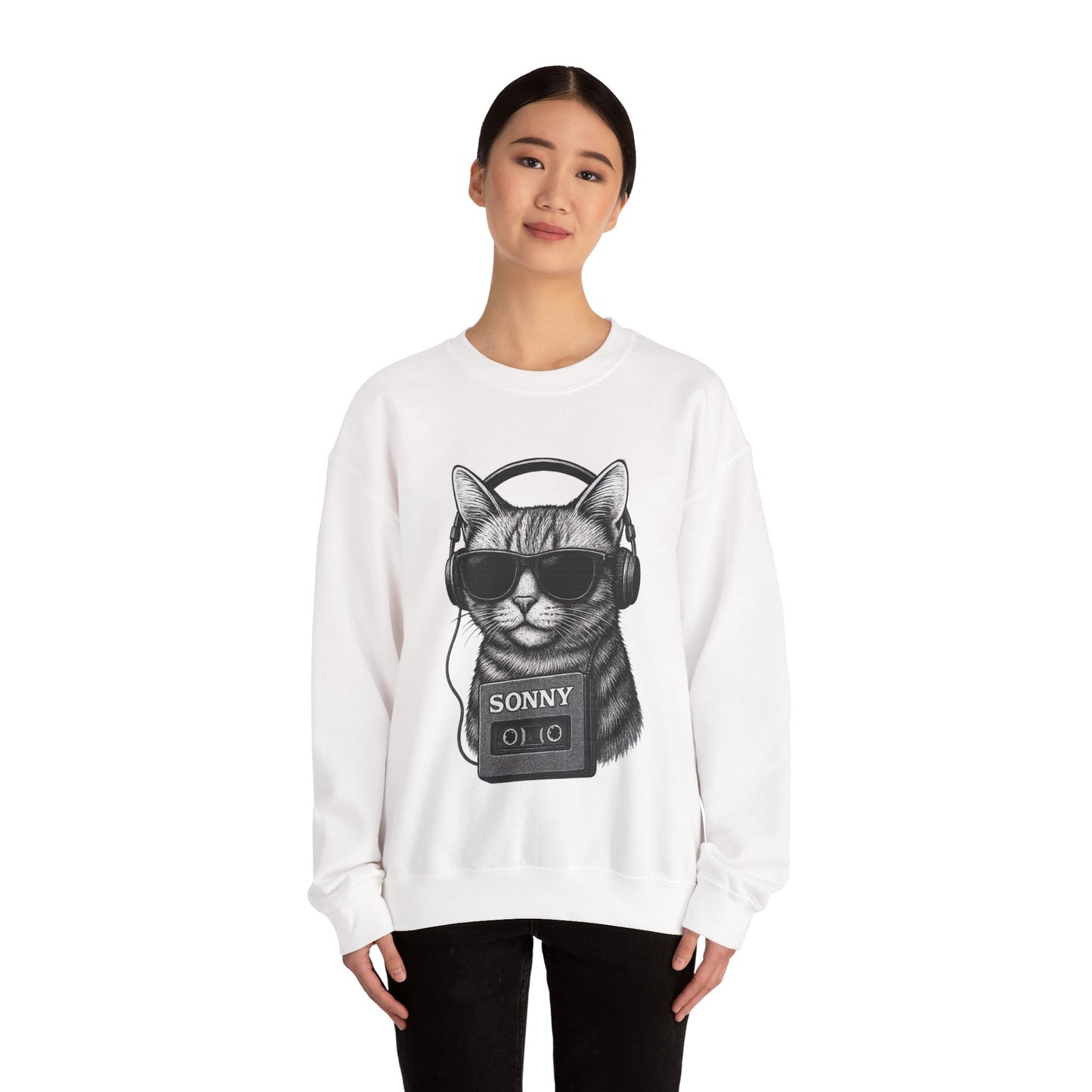 Cool Cat Retro Sweatshirt