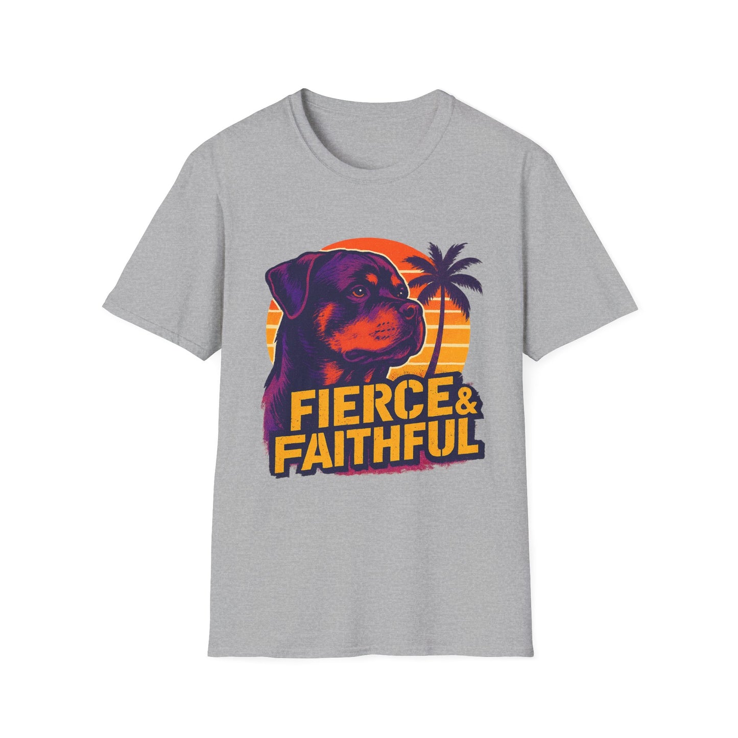 Fierce & Faithful Dog Unisex T-Shirt | Perfect Gift for Dog Owners