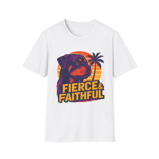 Fierce & Faithful Dog Unisex T-Shirt | Perfect Gift for Dog Owners