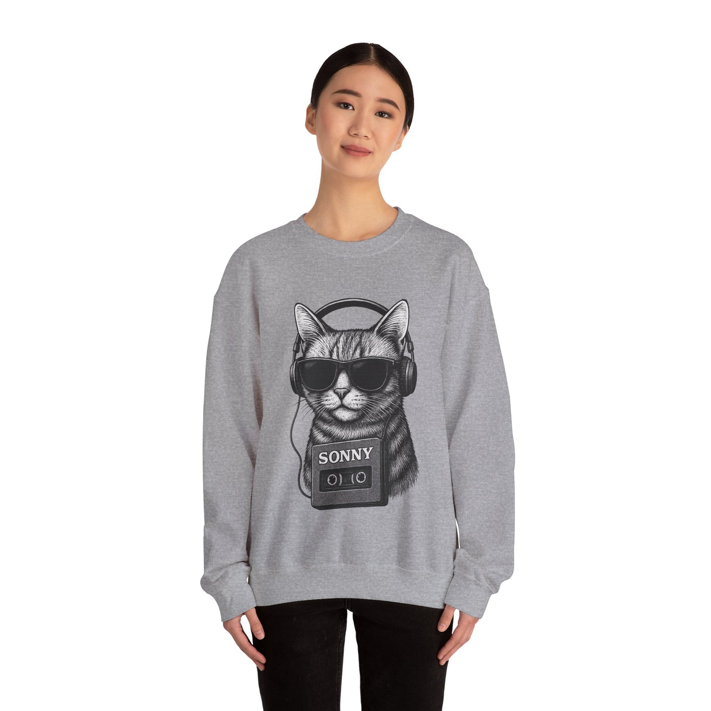 Cool Cat Retro Sweatshirt
