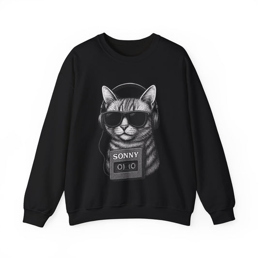 Cool Cat Retro Sweatshirt