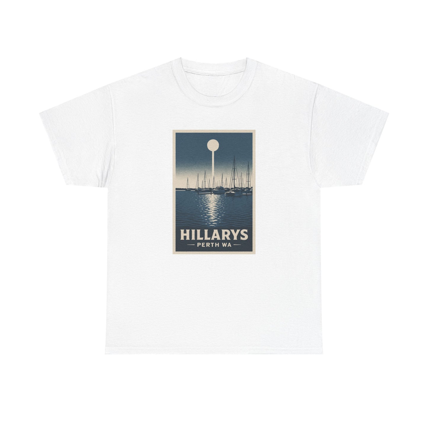 Vintage Hillarys Perth Unisex Tee, Retro Travel Shirt, Nautical Graphic Tee, Coastal Clothing, Unique Gift for Explorers
