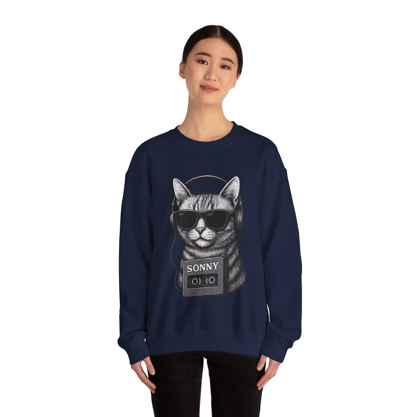 Cool Cat Retro Sweatshirt