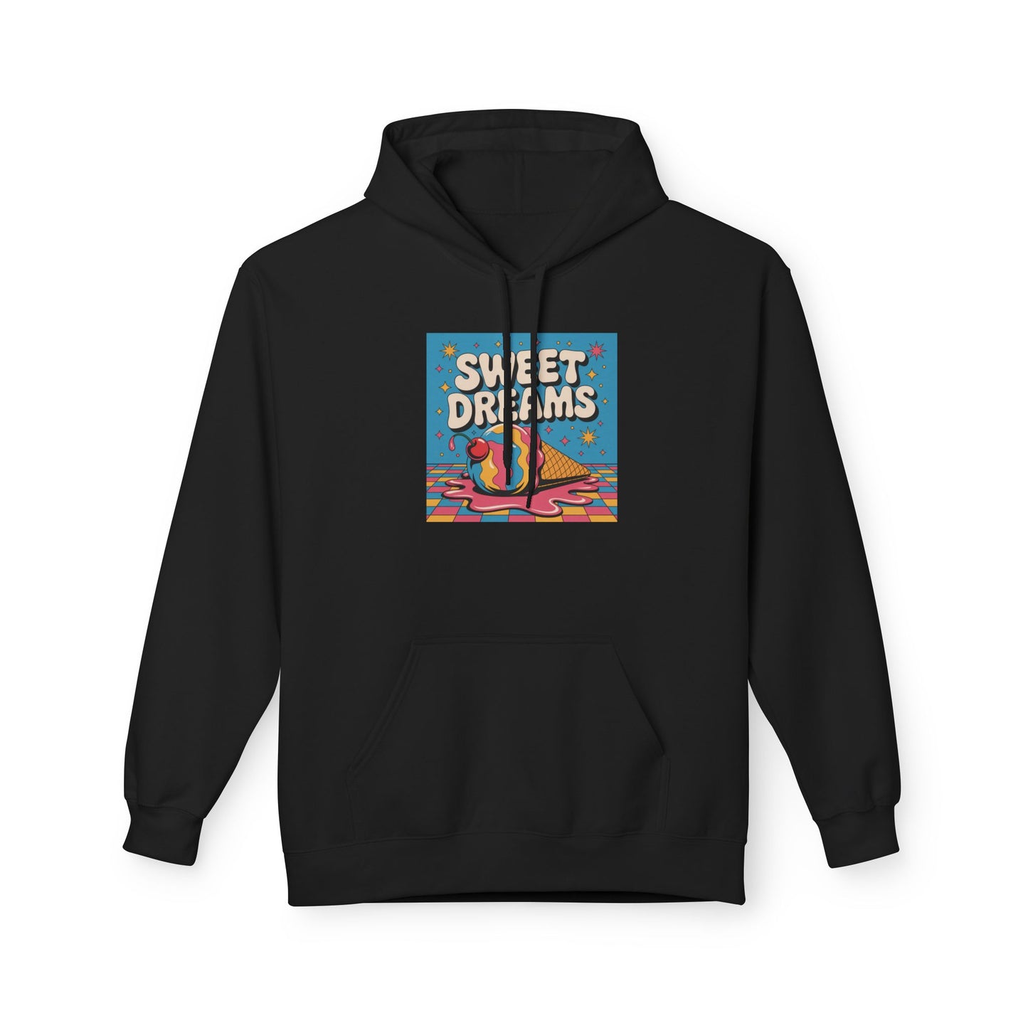 Sweet Dreams Unisex Fleece Hoodie, Cozy Pullover, Dreamy Gift, Casual Wear, Fall/Winter Essential