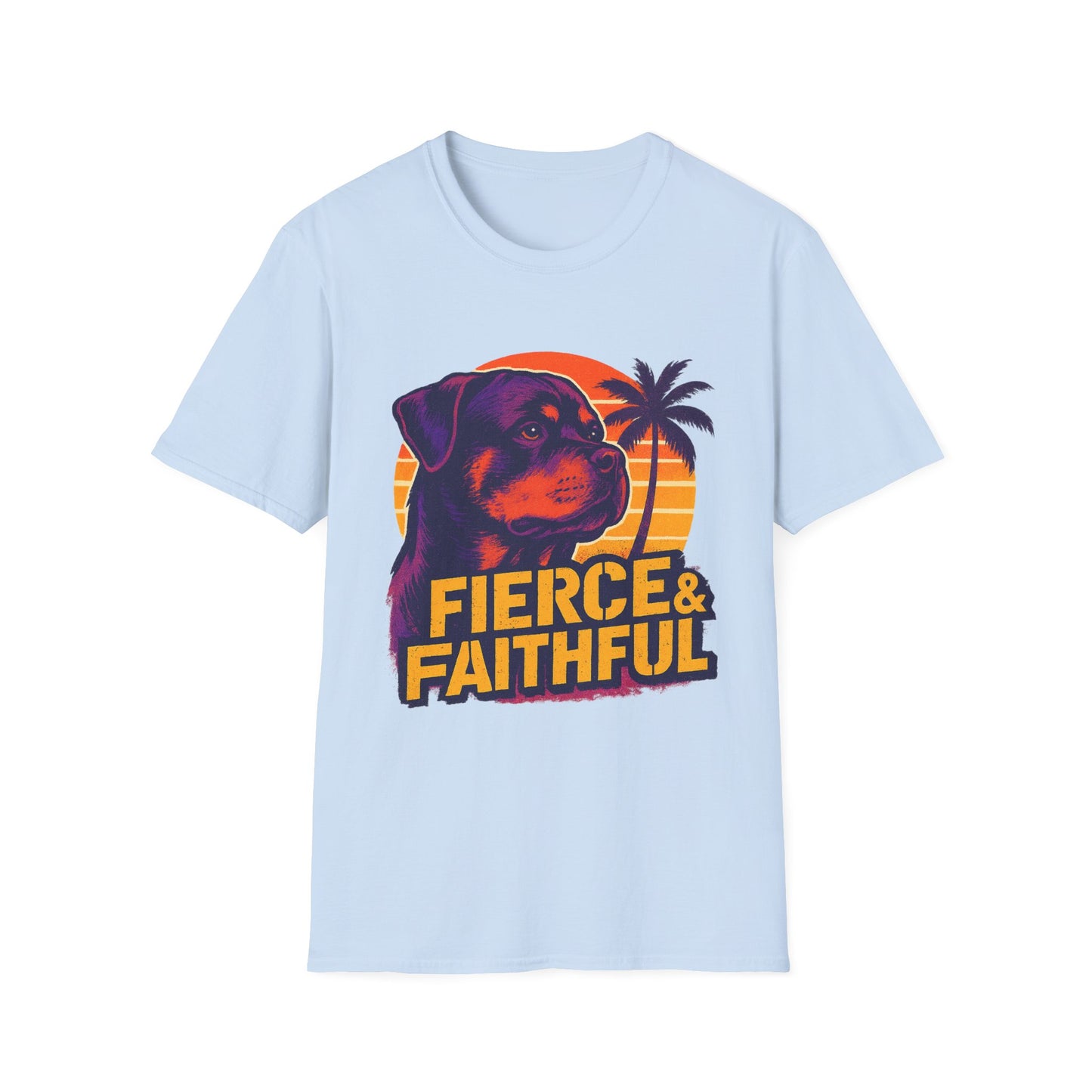 Fierce & Faithful Dog Unisex T-Shirt | Perfect Gift for Dog Owners