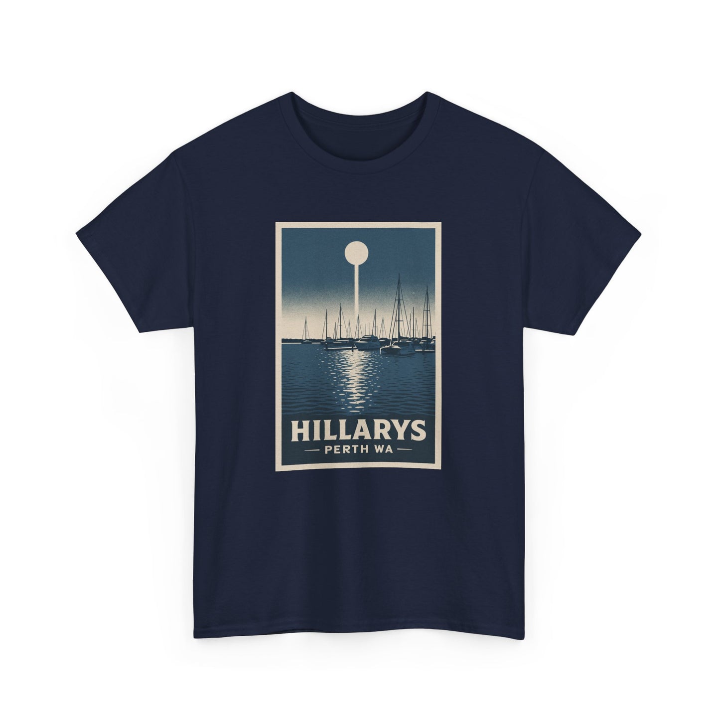 Vintage Hillarys Perth Unisex Tee, Retro Travel Shirt, Nautical Graphic Tee, Coastal Clothing, Unique Gift for Explorers
