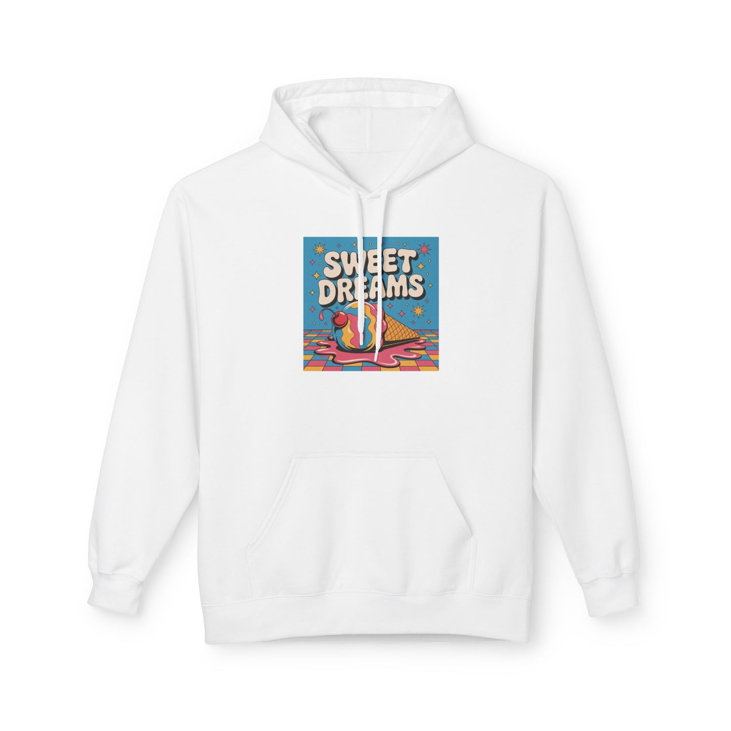 Sweet Dreams Unisex Fleece Hoodie, Cozy Pullover, Dreamy Gift, Casual Wear, Fall/Winter Essential