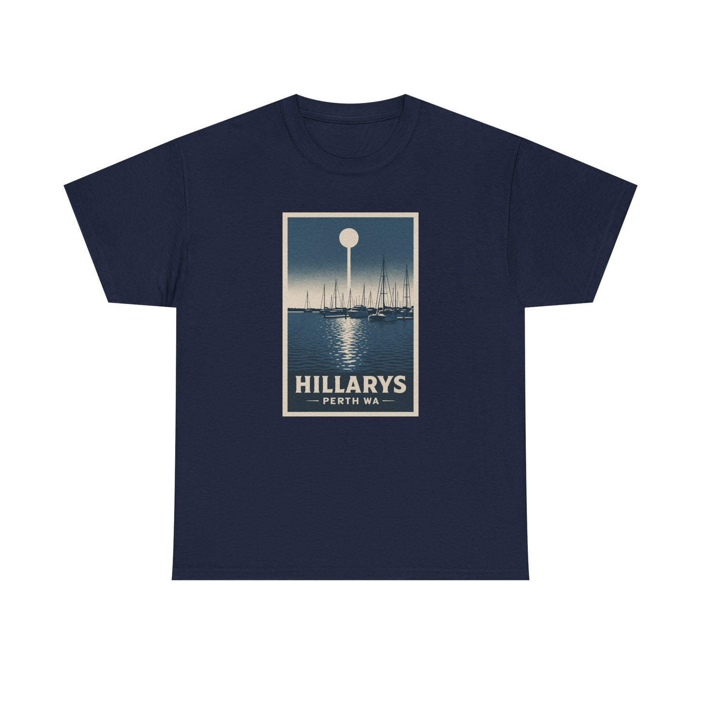 Vintage Hillarys Perth Unisex Tee, Retro Travel Shirt, Nautical Graphic Tee, Coastal Clothing, Unique Gift for Explorers