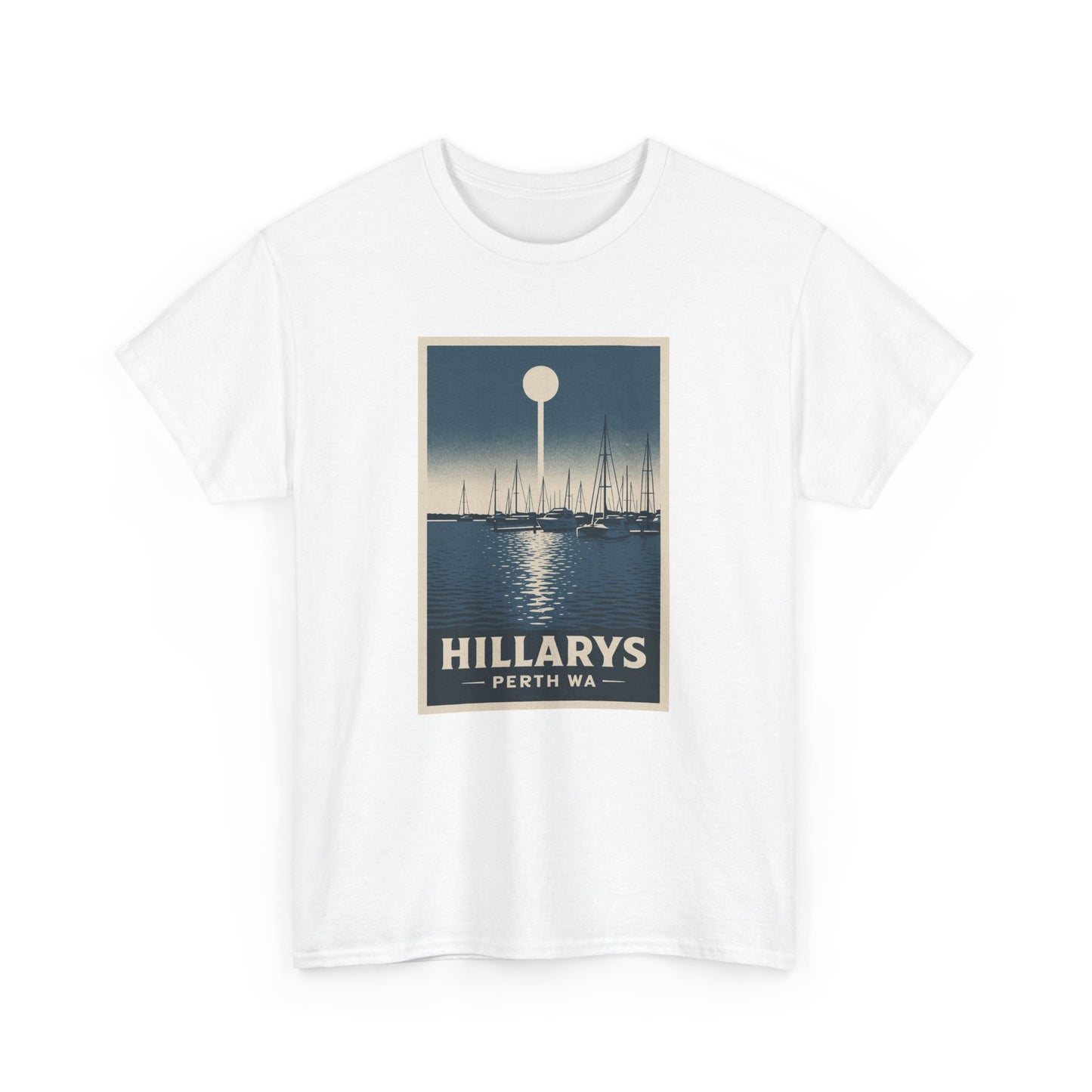 Vintage Hillarys Perth Unisex Tee, Retro Travel Shirt, Nautical Graphic Tee, Coastal Clothing, Unique Gift for Explorers